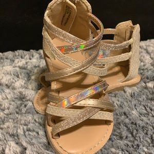 Toddler girl Cat & Jack gladiator sandal size 6